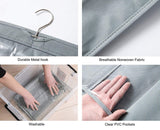 Buy dearjana wardrobe hanging handbag organizer 6 large pockets dust proof bag storage purse handbag tote bag holder organizer for closet bedroom