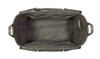 Organize with k m quality product medium purse insert organizer insert for longchamp cuir neo s lv speedy 30 handbag tote bag 10x5 easyswap inside gray