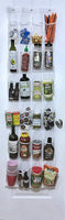 White Over the Door Pantry Organizer / Hanging Kitchen Storage Rack with 24 Clear Pockets by Our Simple Life