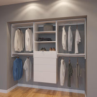 Modular Closets 7.5 FT Closet Organizer System - 90 inch - Style D