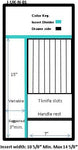 Craftsman Series - Style J Narrow Utensil Organizer & Cutlery Storage (J-UK-N-01) Drawer Interior Size Range: Width 10 5/8 - 14 5/8", Depth 18" - 21". Insert Min/Max Height see details below - adtwixt