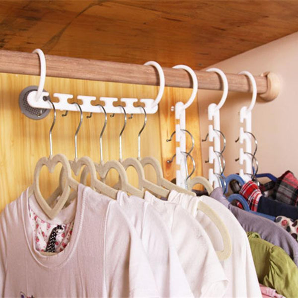 1PCS 3D Space Saving Hanger Magic Clothes Hanger with Hook Closet Organizer Home Tool